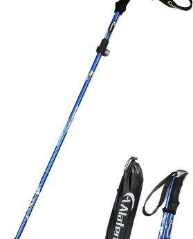 Aluminum Collapsible Ultralight Travel Trekking Hiking Pole for Men and Women